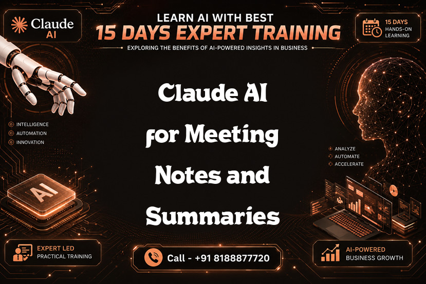 Claude AI for Meeting Notes and Summaries