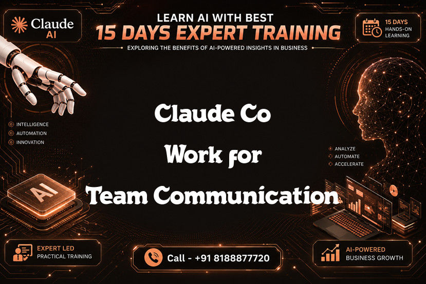 Claude Co Work for Team Communication