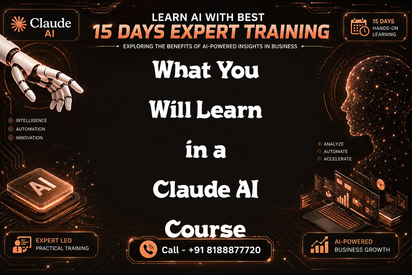 What You Will Learn in a Claude AI Course